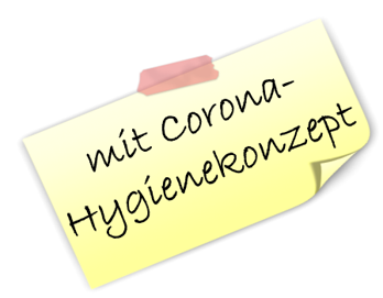 Mit Corona-Hygienekonzept